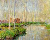 克劳德 莫奈 : The River Epte